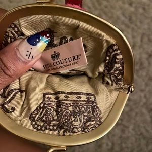 Cute pink juicy couture coin wallet
